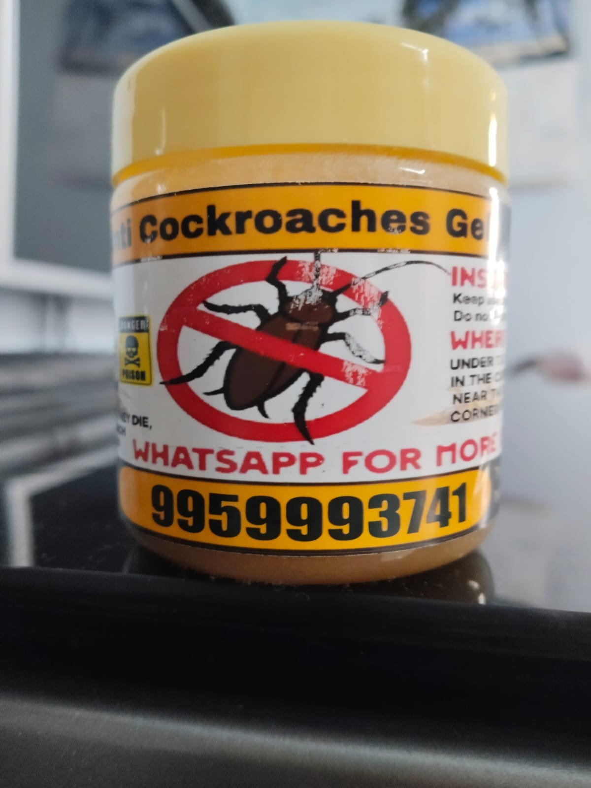 Anti-Cockroach Pest Control Gel Jar